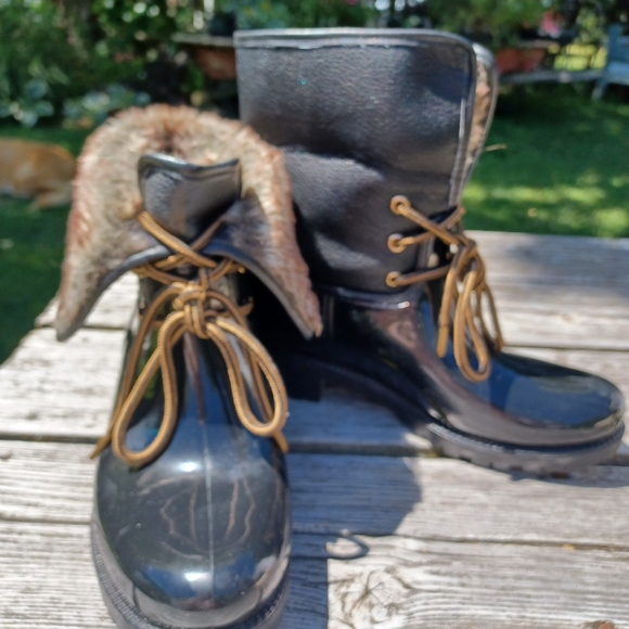 Dav furry rubber boots - Picture 8 of 13